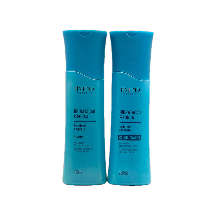 AMEND Hydration & Strength Kit – Shampoo + Conditioner (250ml Each)