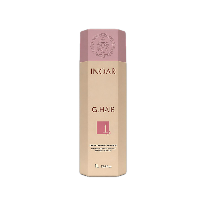 INOAR Ghair Premium Shampoo Step 1 – Professional Keratin Prep (1L)