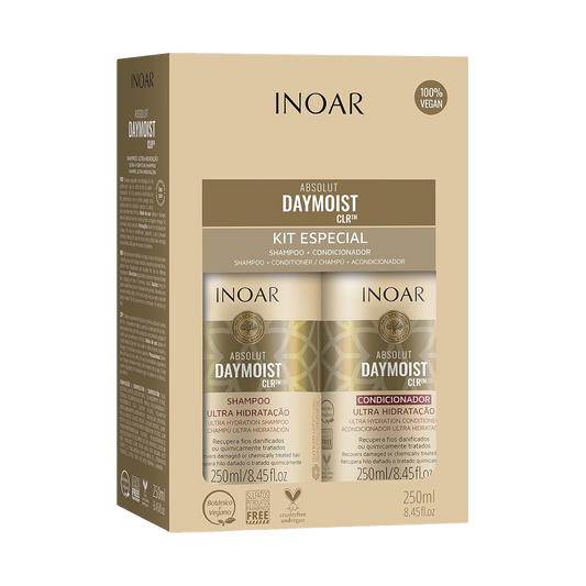 INOAR Daymoist Hydration Kit – Complete Shampoo & Conditioner System