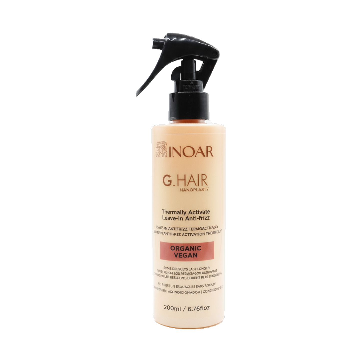 INOAR G.HAIR Nanoplasty Leave-In Anti-Frizz – Thermally Activated (200mL)