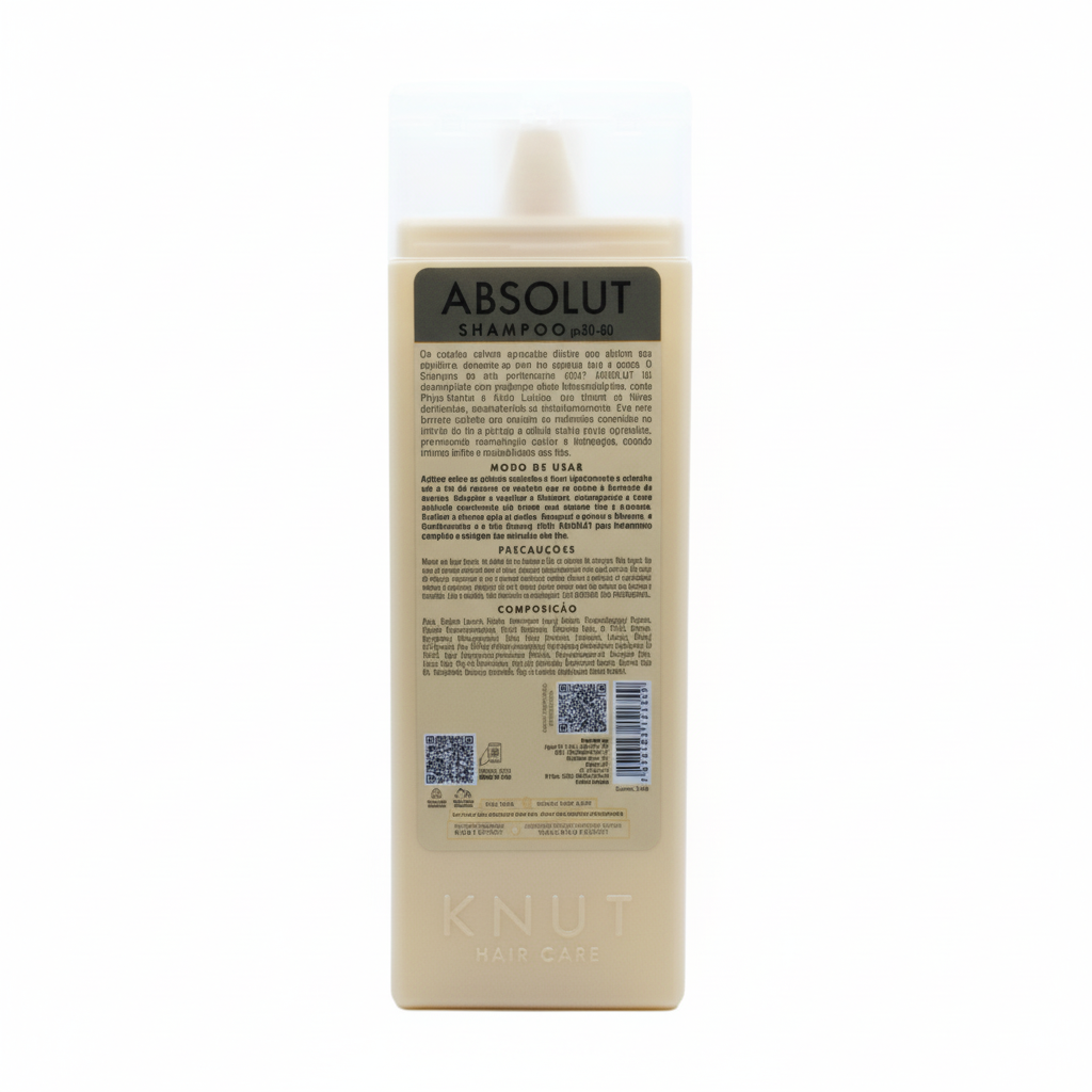 KNUT Absolut Shampoo Back - White Background